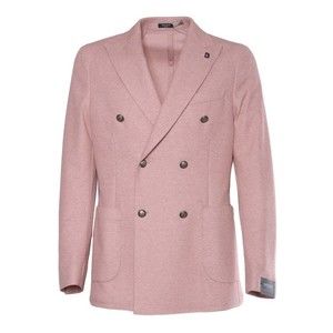 Breras Textured Double-Breasted Blazer With Decorative Buttons - NWT